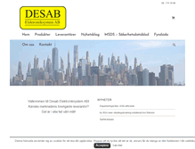 Tablet Screenshot of desab.se